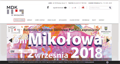Desktop Screenshot of mdkmikolow.eu